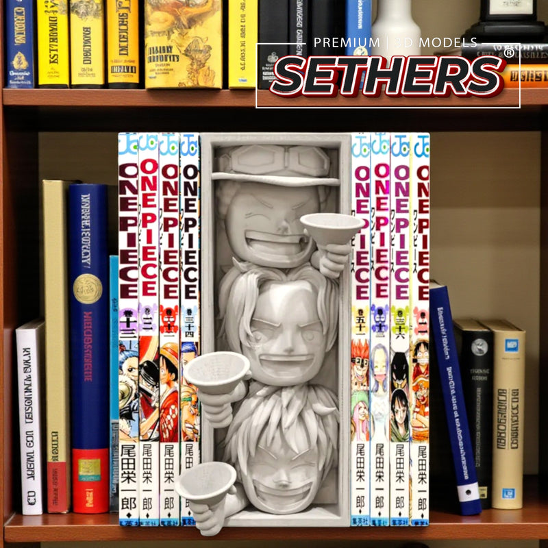 Manga | Book Nook w/ optional Wall Mount | 3D Printing Models