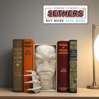 Creature from the Black Lagoon Book Nook &nbsp;| 3D Printer Model Files