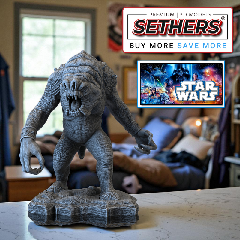 Rancor Mini | Star Wars Statue | Best 3D Printing Models at Sethers
