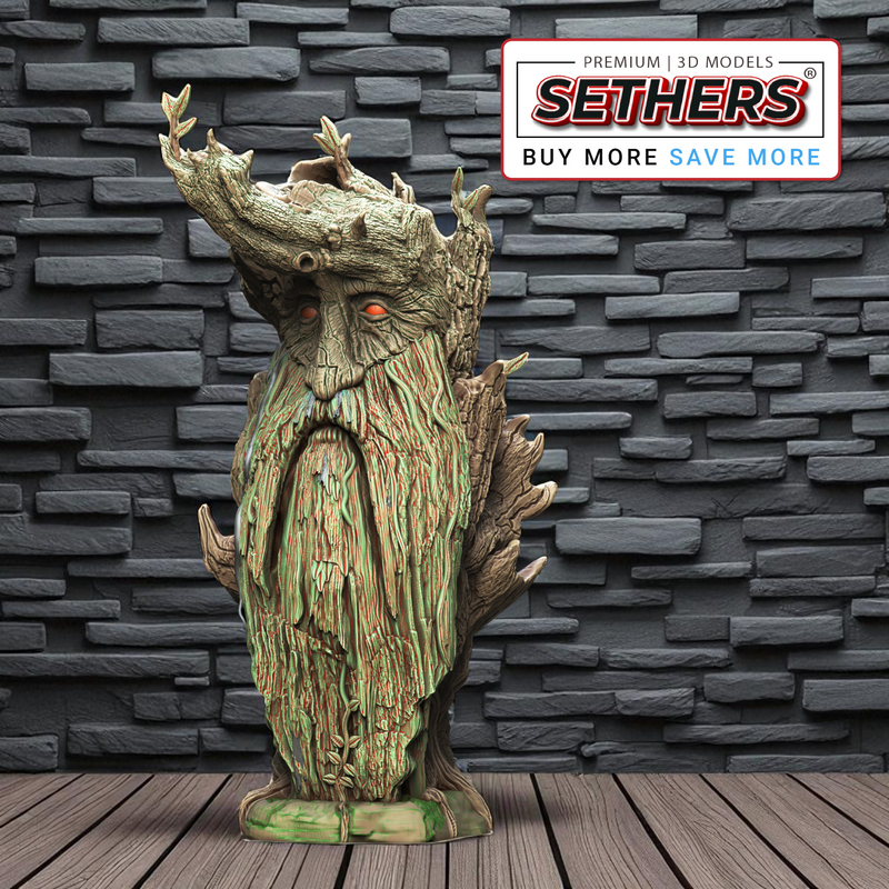 Treebeard Bust | Best 3D Printer Model Files at Sethers