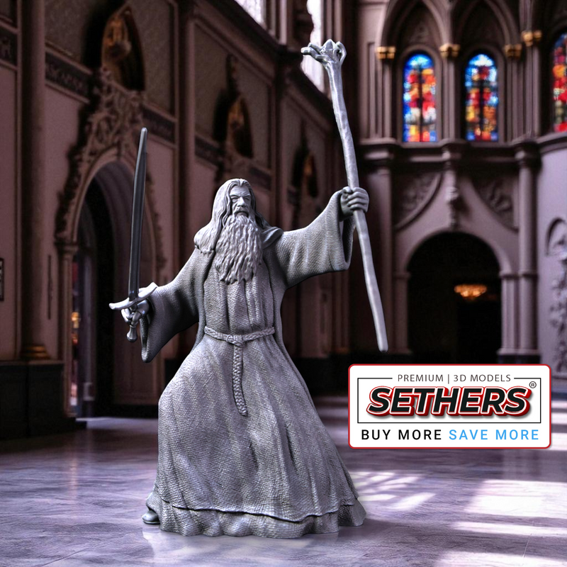 Gandalf Figure – Lord of the Rings | Best 3D Printer Model Files