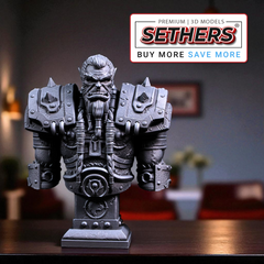 Thrall bust – WoW | Best 3D Printer Model Files at Sethers