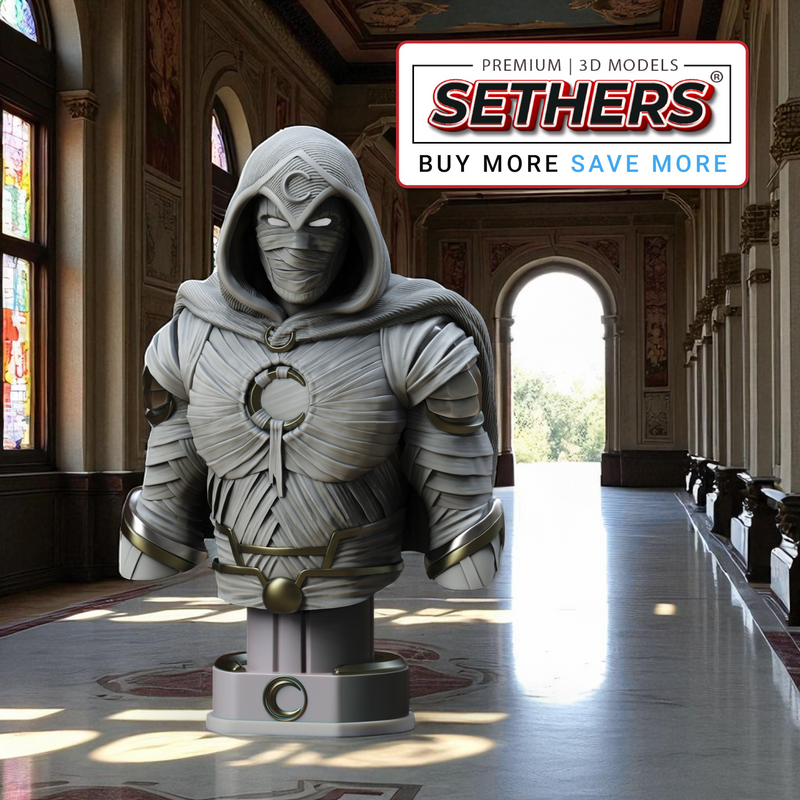  Moon Knight Bust | Best 3D Printer Model Files