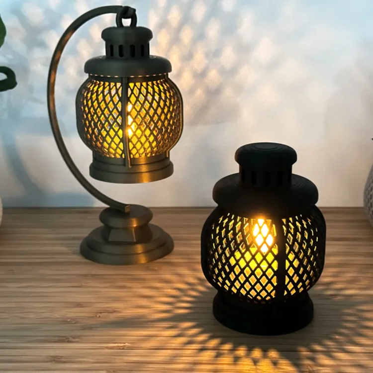 Tea Light Lantern | Table or Wall Mount | 3D Printer Model Files