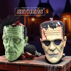 Frankenstein Halloween Candy Bowl | 3D Printer Models