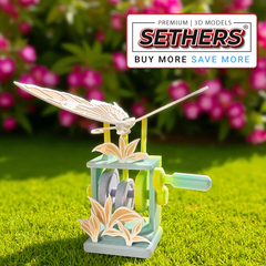 Dynamic Butterfly Dance | 3D Printing STL Models