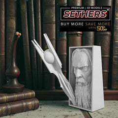  Saruman | Book Nook w/ Optional Wall Mount | 3D Printing Models