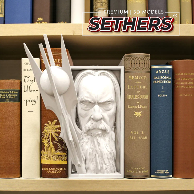  Saruman | Book Nook w/ Optional Wall Mount | 3D Printing Models