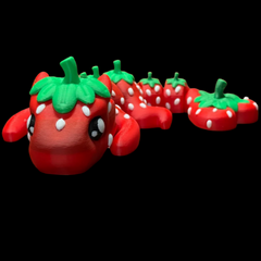 Strawberry Dragon | Articulated Flexi | 3D Printer Model Files