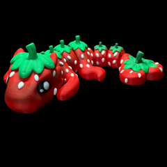 Strawberry Dragon | Articulated Flexi | 3D Printer Model Files