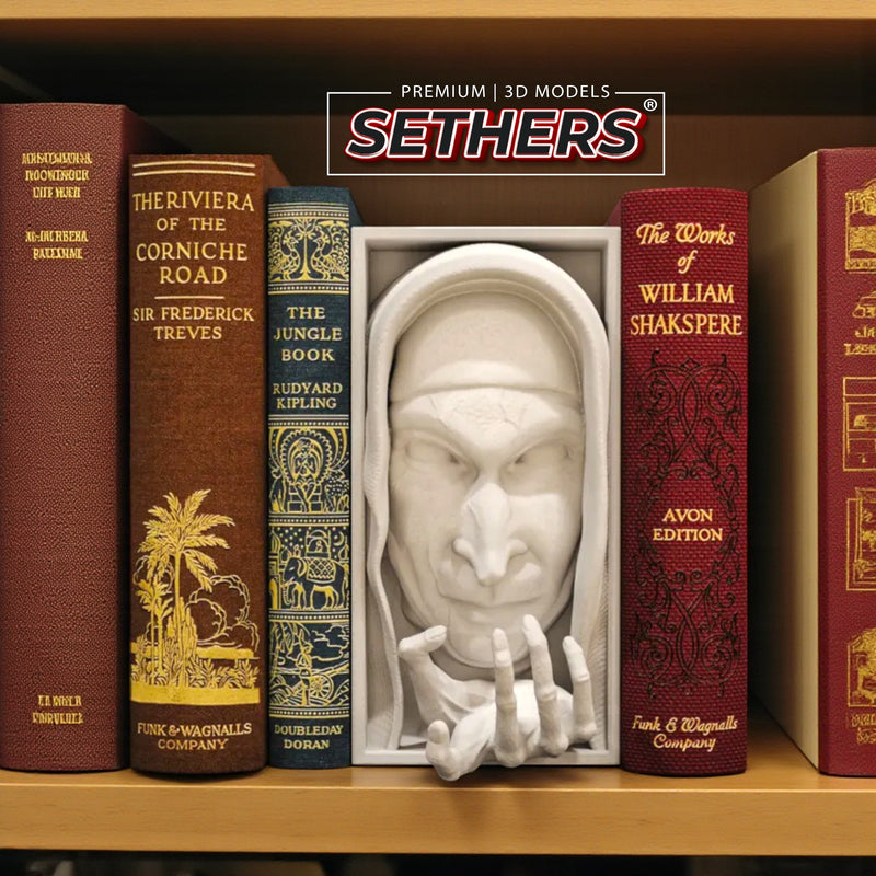 Valak The Nun | Book Nook w/ Optional Wall Mount | 3D Printing Models