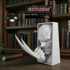 Wolverine | Book Nook w/ Optional Wall Mount | 3D Printing Models