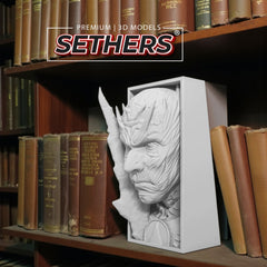 Night King GOT Game of Thrones | Book Nook w/ Wall Mount | 3D Printing Models