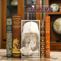 Emperor Palpatine Star Wars | Book Nook w/ Wall Mount | 3D Printing Models 