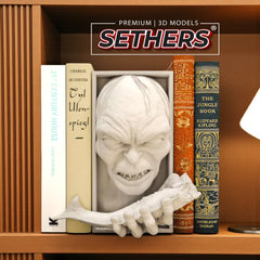 Gollum Lord of the Rings | Book Nook w/ Wall Mount Option | 3D Printing Models