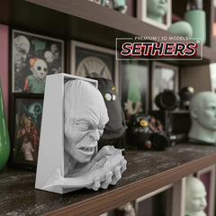 Gollum Lord of the Rings | Book Nook w/ Wall Mount Option | 3D Printing Models