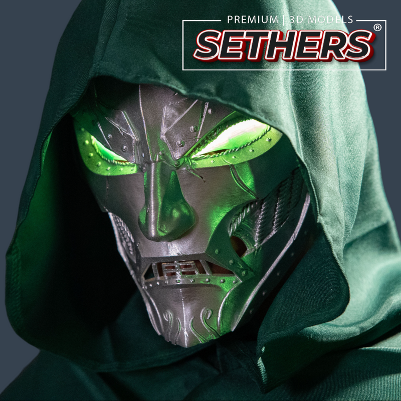 Doctor Doom | Helmet Mask v2 | Prop Cosplay | 3D Printing Models