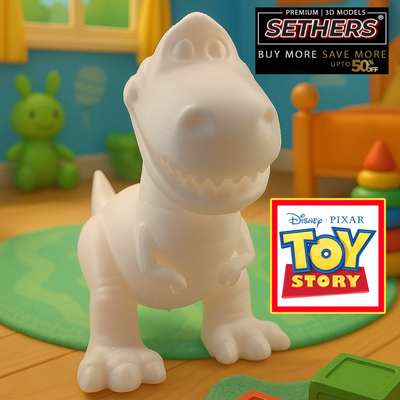Rex the funny dinosaur | Toy Story | Best 3D Printing Models at Sethers