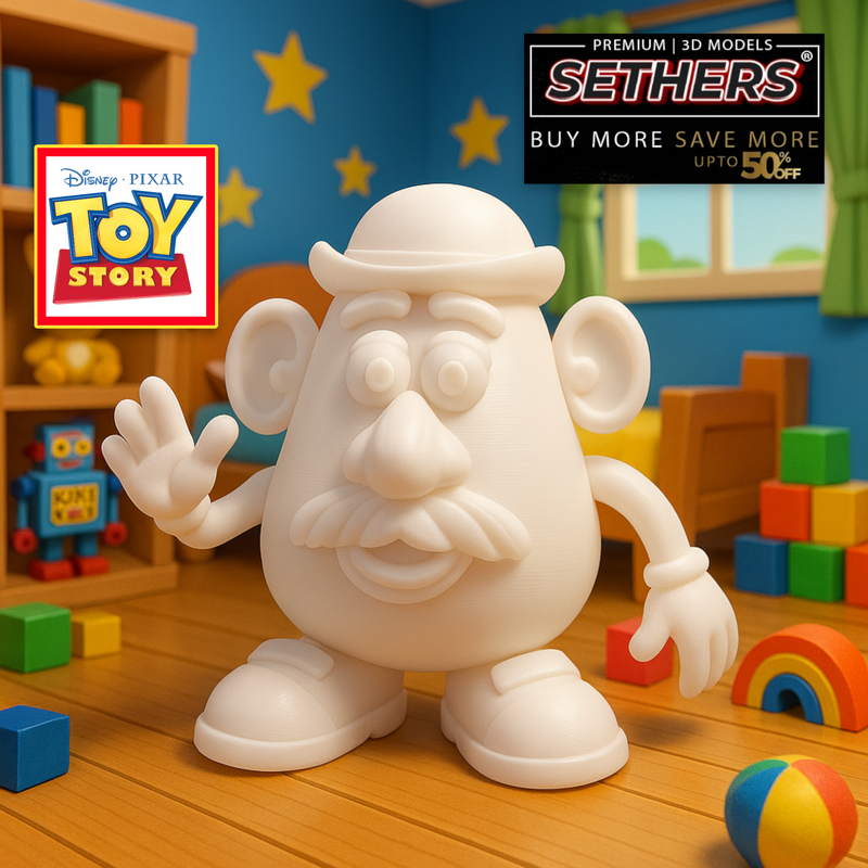 Mr Potato Head | Toy Story | 3D Printing Model Files