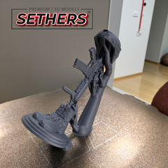 Fallen Soldier Memorial BF Cross | Best 3D Printing Model Files