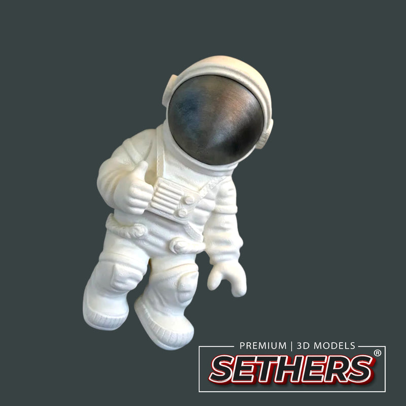 Astronaut Space Man | Wall Art with Keyhole | Best 3D Printing Models