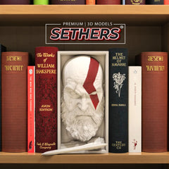  Kratos God of War | Book Nook with Wall Mount Option | 3D Printing Models
