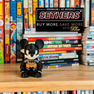 Mickey Mouse Batman | Best 3D Printer Model Files