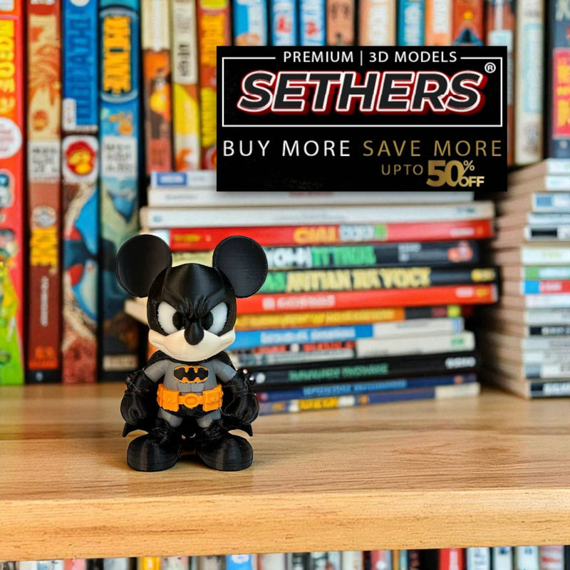 Mickey Mouse Batman | Best 3D Printer Model Files