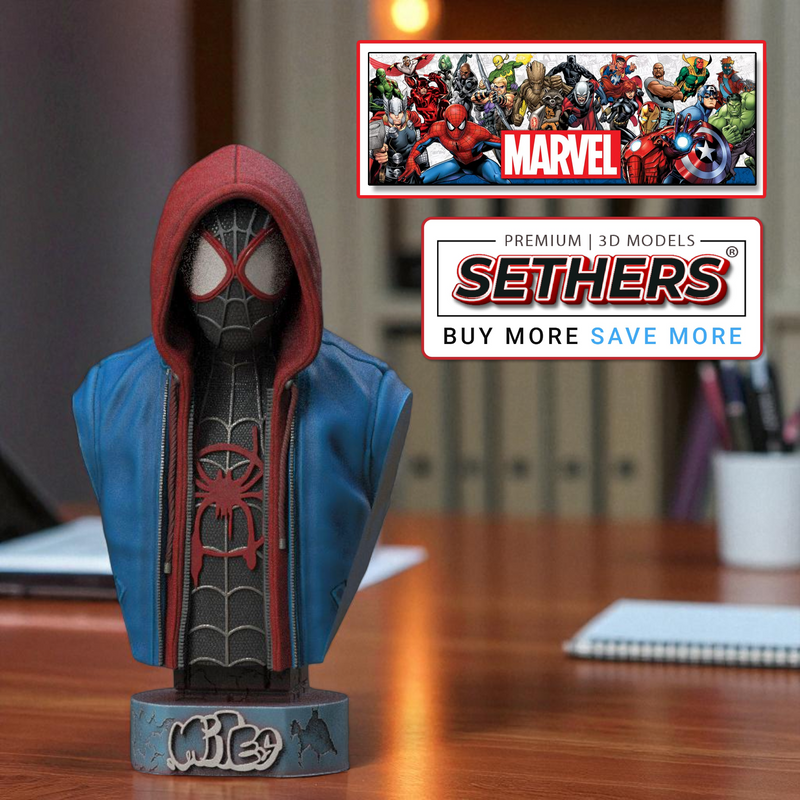 Spider-Man Miles Morales | Marvel | Best 3D Printer Model Files