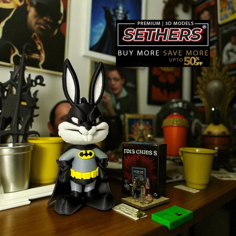 Bugs Bunny Batman | Looney Tunes | Best 3D Printing Model Files