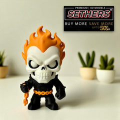 Ghost Rider | Best 3D Printing Model Files by Sethers