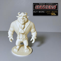 Beast Sculpture | Walt Disney Beauty and the Beast | 3D Printing Models