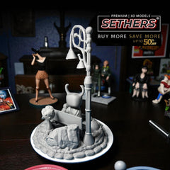 Hollow Knight - Checkpoint Bench Diorama | Best 3D Printing Model Files