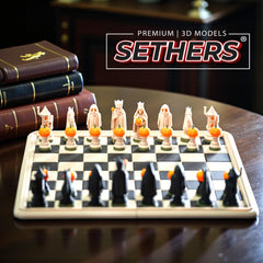Halloween Chess Set | Best 3D Printing Models