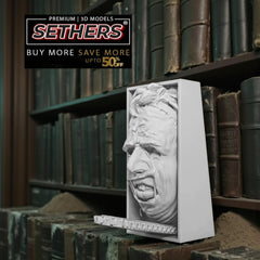 Leatherface | Book Nook w/ Wall Mount | 3D Printing Models