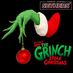 Grinch Arm Wall Art | How the Grinch Stole Christmas | 3D Printing Models