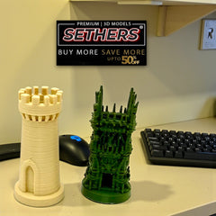 Orc vs Humans Chess Set | Board Pieces Frame | Best 3D Printing Models