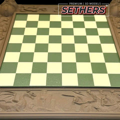 Orc vs Humans Chess Set | Board Pieces Frame | Best 3D Printing Models