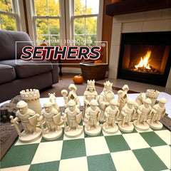 Orc vs Humans Chess Set | Board Pieces Frame | Best 3D Printing Models