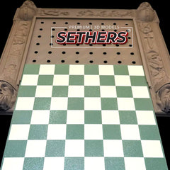 Orc vs Humans Chess Set | Board Pieces Frame | Best 3D Printing Models