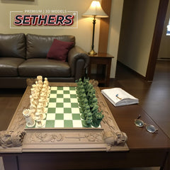 Orc vs Humans Chess Set | Board Pieces Frame | Best 3D Printing Models