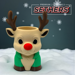 Rudolph Candy Bowl | Rudolph the Red-Nosed Reindeer | 3D Printing Models