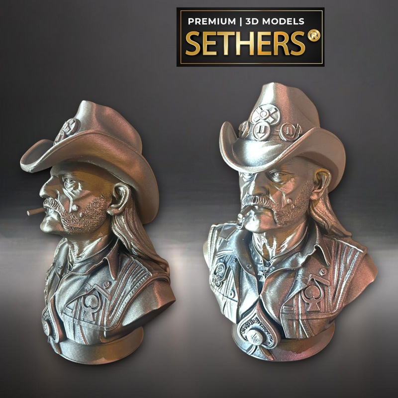 Lemmy Kilmister Bust | 3D Printing Models