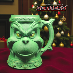 Grinch Mug Beer Stein | How the Grinch Stole Christmas 3D Printing Models