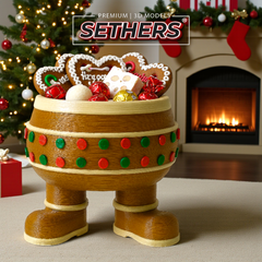 Gingerbread Man Candy Bowl | Christmas Decor | 3D Printing Models