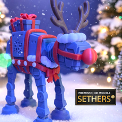 AT-AT Rudolph | Star Wars | Imperial Reindeer Unit | 3D Printing Models