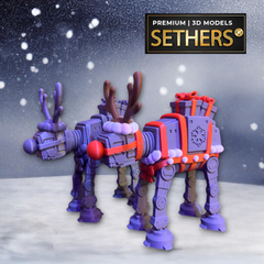 AT-AT Rudolph | Star Wars | Imperial Reindeer Unit | 3D Printing Models