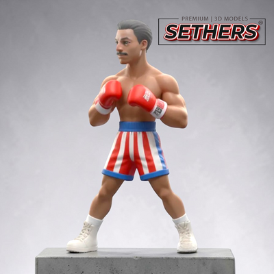 Apollo Creed | Rocky Sculpture | Best 3D Printing Models