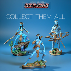 Avatar - Na’vi Diorama | Complete Set of 3 | 3D Printer Model Files

Archer Diorama
Scout Diorama
Huntress Diorama