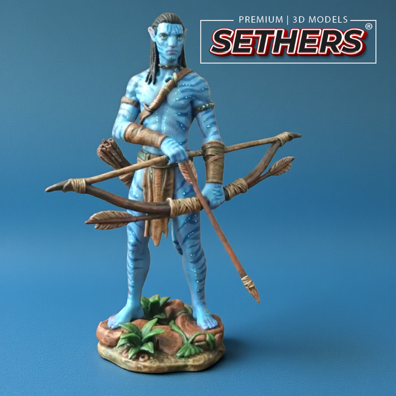 Avatar - Na’vi Archer Sculpture Diorama |3D Printer Model Files